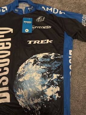 Vintage Mens Medium Trek Discovery Channel Lance Armstrong Cycling Jersey